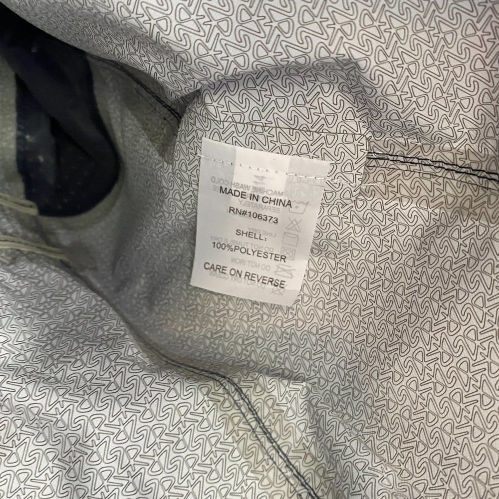 Zero Restriction Hooded Rain Waterproof Jacket Blue Size XL - Picture 4 of 6